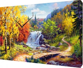 Часы на холсте 40х50 У8